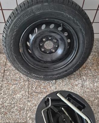 ruota di scorta + attrezzi per Panda 