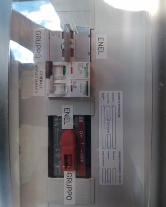 Quadro elettrico per generatore 220 volt 