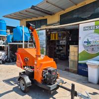 bio Trituratore professionale a benzina carrellato