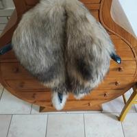 Sciarpa in pelliccia di volpe argentata