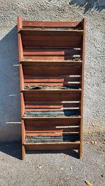 Orto verticale - Fioriera in legno 180x80 -5 piani