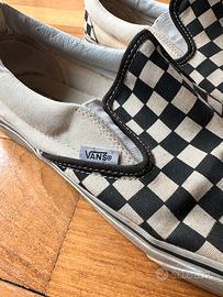 Vans slip-on old school  checkerborad scacchi