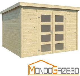 Casetta legno Zamba 7 spess. 28 mm 3x3 gazebo box