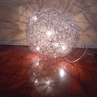 Lampada da tavolo cattelani e smith fil de fer 