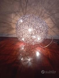 Lampada da tavolo cattelani e smith fil de fer 