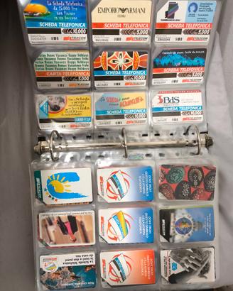 Collezione 600 Schede Telefoniche rare + Album PRO