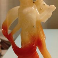 Scultura Orientale in Agata Corniola Naturale