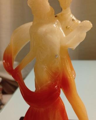 Scultura Orientale in Agata Corniola Naturale