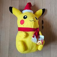 Peluche Pokémon Pikachu Natale gigante Nuovo(60cm)