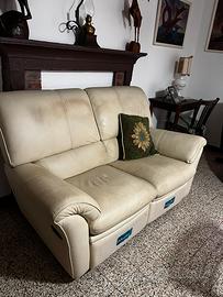 Divano Chateau d’Ax in pelle