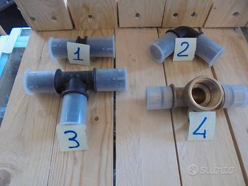 Raccordi Geberit Mepla a pinzare dm.32