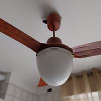 Ventola soffitto con luce