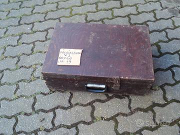 valigia depoca in legno