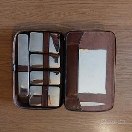 Necessaire Set da Viaggio Uomo Vintage Completo