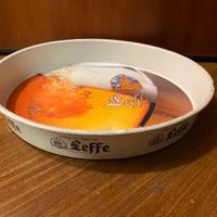 Vassoio da collezione birra Leffe