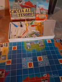 Gioco in scatola caccia al tesoro vintage
