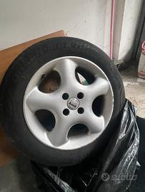 4 Cerchi lega + pneumatici FIAT multipla 185/65r15