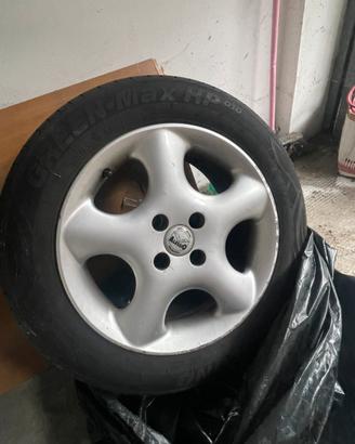 4 Cerchi lega + pneumatici FIAT multipla 185/65r15