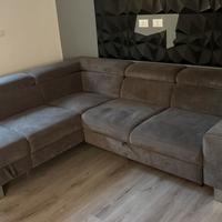 Divano- letto grigio perfetto stato 250cm