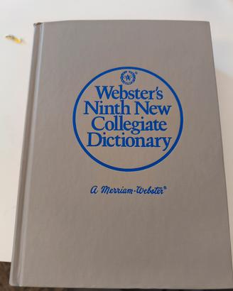 dizionario Webster in lingua inglese
