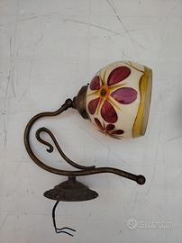 applique  con paralume vintage 
