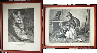 Arte da parete - lotto di due stampe