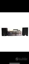 SINTOAMPLIFICATORE STEREO + CD/DVD player  + casse