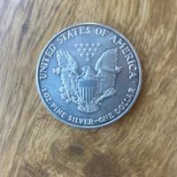 Dollaro Argento silver eagle 1992