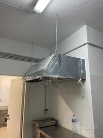 Cappa industriale con motore