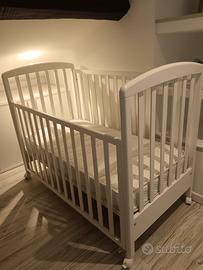 culla giordani+materasso 