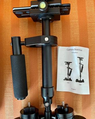 Stabilizzatore professionale per video fotocamera