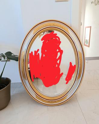 specchio ovale