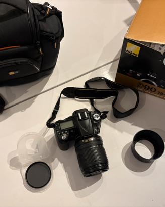 Nikon d90 + obiettivo 18–105 + polarizzatore nikon