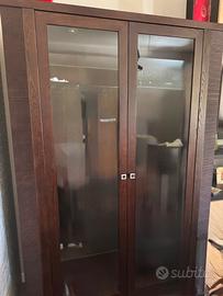 Vetrina in legno Wenge