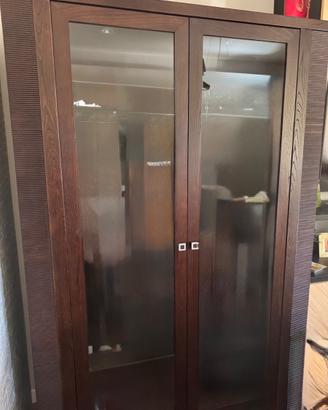 Vetrina in legno Wenge