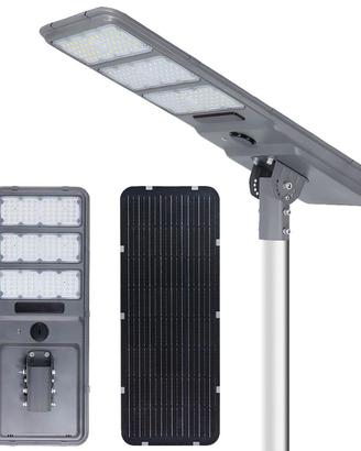 Lampione Energia Solare 600W 16h di illuminazione