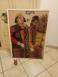 poster vintage polacco circo 