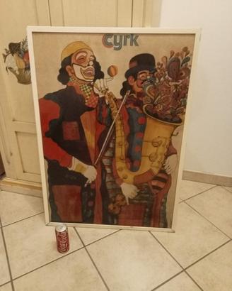 poster vintage polacco circo 