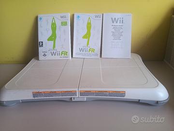 Pedana per wii con gioco wii fit e manuali