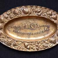 Posacenere in ottone "Acqua Electa" anni '30