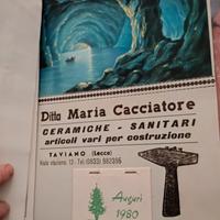 vecchi calendari pubblicità Salento advertising