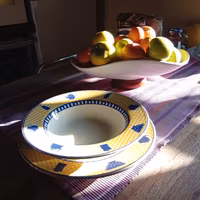 servizio vintage da sei