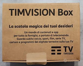 Timvision Box 4K nuovo (Aperto solo per foto)
