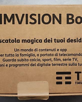 Timvision Box 4K nuovo (Aperto solo per foto)