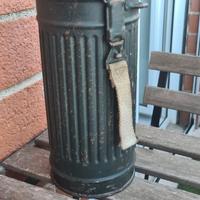 Tubo porta maschera antigas tedesca WW2