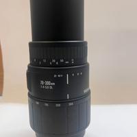 OBIETTIVO SIGMA ZOOM 70-300 1:4-5.6 DL