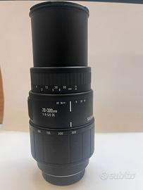 OBIETTIVO SIGMA ZOOM 70-300 1:4-5.6 DL