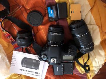 CANON  EOS  7D   + OBBIETTIVI  50 +  200 + ORIGINA