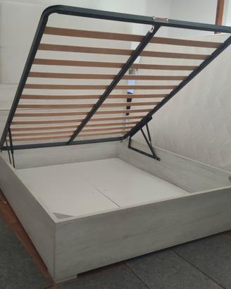 Letto Contenitore Mondo Convenienza+Materasso Emma