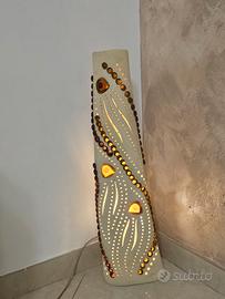 lampada in pietra leccese 75 cm